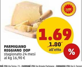 PENNY Parmigiano reggiano dop stagionato 24 mesi offerta