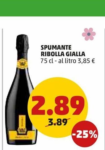 PENNY Spumante ribolla gialla 75 cl offerta