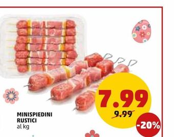 Minispiedini rustici al kg