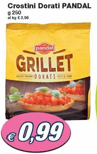 Prix Quality Pandal Crostini Dorati 250 g offerta