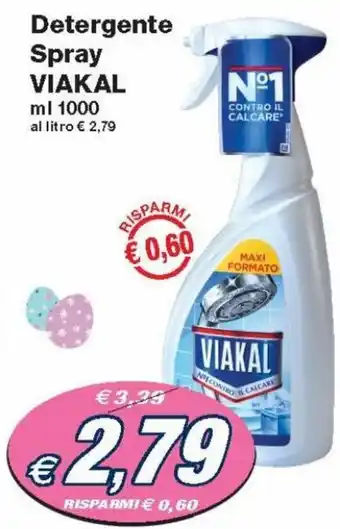 Prix Quality Viakal Detergente Spray 1000 ml offerta
