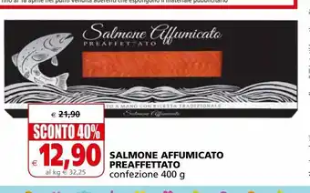 Il Gigante Salmone affumicato preaffettato offerta
