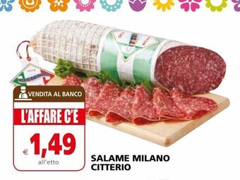 Il Gigante Salame milano citterio offerta
