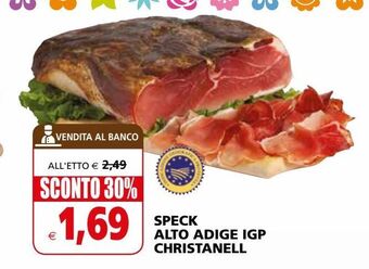 Speck alto adige igp christanell