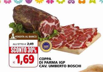Il Gigante Coppa di parma igp cav. umberto boschi offerta