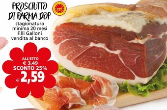 Il Gigante Prosciutto di parma dop offerta