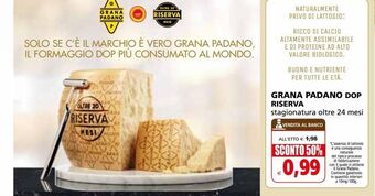 Il Gigante Grana padano dop riserva offerta