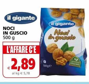 Il Gigante Noci in guscio offerta