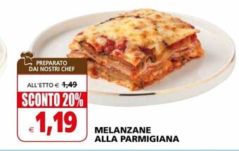 Il Gigante Melanzane alla parmigiana offerta