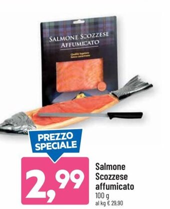 DPiù Salmone scozzese affumicato 100 g offerta