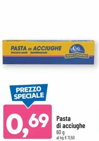 DPiù Pasta di acciughe 60 g offerta