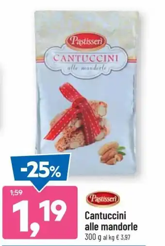 DPiù Pastisseri Cantuccini alle mandorle 300 g offerta