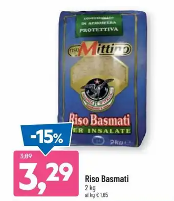 DPiù Riso Basmati 2 kg offerta