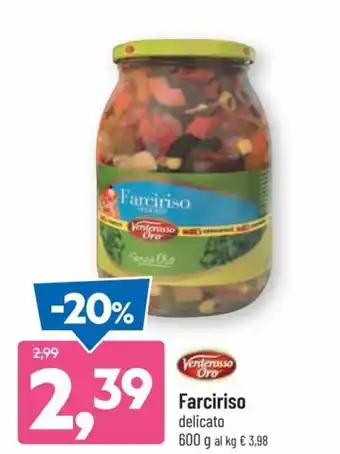 DPiù Verderosso Oro Farciriso 600 g offerta