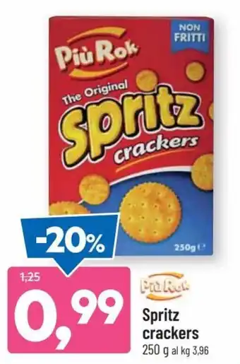 DPiù Più Rok Spitz crackers 250 g offerta