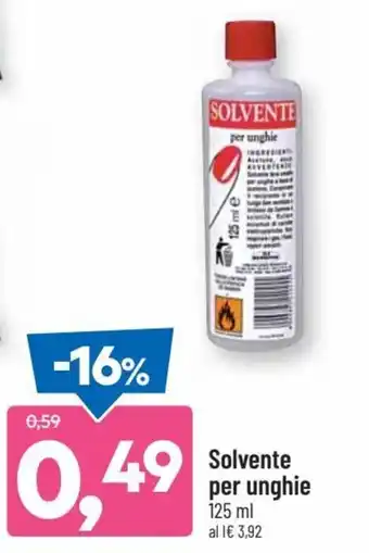 Solvente per unghie 125 ml