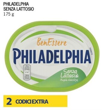 Iper Tosano Philadelphia Senza Lattosio 175 g offerta