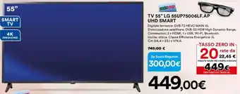 Ipercoop LG TV 55' 55UP75006LF.AP UHD Smart offerta