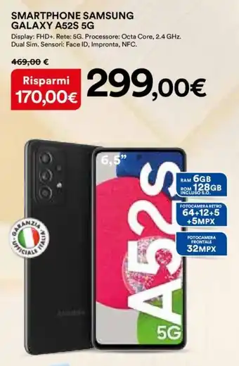 Ipercoop Samsung Galaxy Smartphone A52S 5G offerta