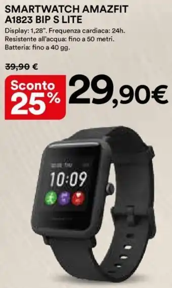 Ipercoop Smartwatch Amazfit A1823 Bip S Lite offerta
