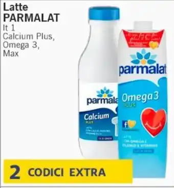 Paghi Poco Parmalat Latte lt 1 Calcium Plus, Omega 3, Max offerta