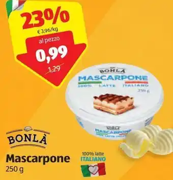 ALDI Mascarpone bonlà offerta