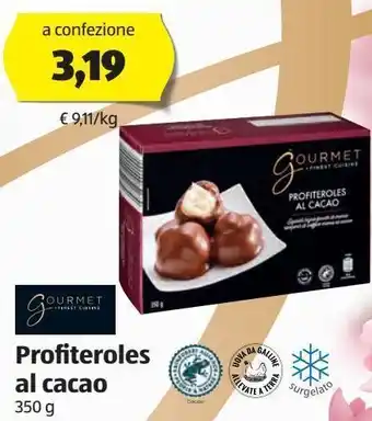 ALDI Profiteroles al cacao offerta