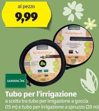 Tubo per l'irrigazione