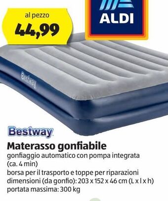 ALDI Bestway materasso gonfiabile offerta