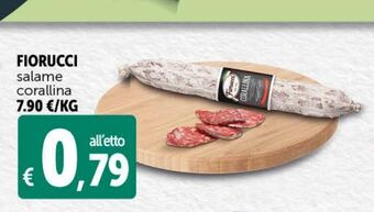 Deco Maxistore Fiorucci salame corallina offerta