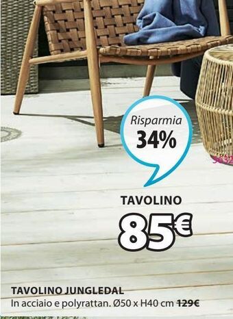 JYSK Tavolino offerta