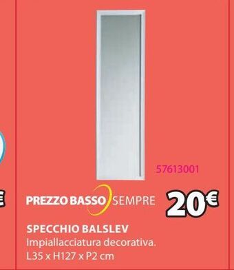 JYSK Specchio offerta