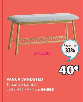 JYSK Panca offerta