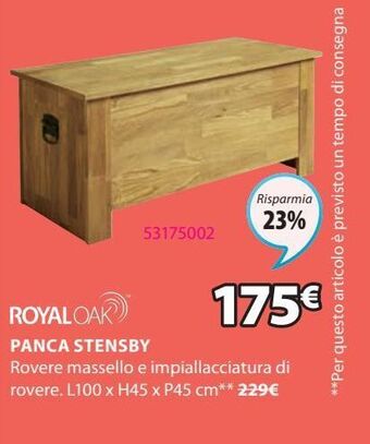 JYSK Panca offerta