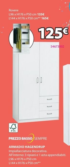 JYSK Armadio offerta