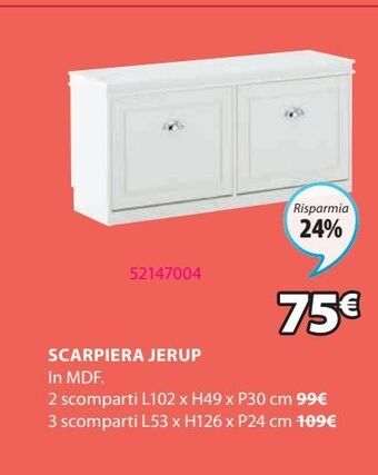 JYSK Scarpiera offerta