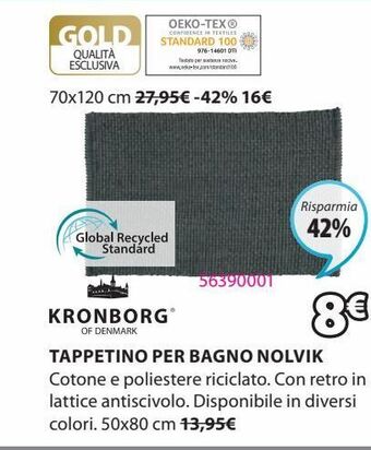 JYSK Tappetino da bagno offerta