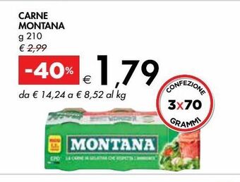 Bennet Carne montana offerta