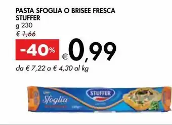 Bennet Pasta sfoglia o brisee fresca stuffer offerta