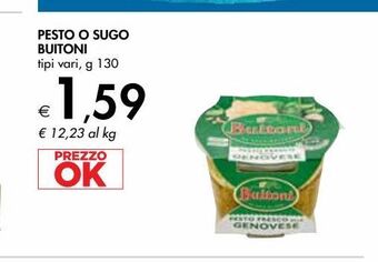 Bennet Pesto o sugo buitoni offerta