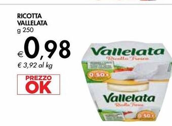 Bennet Ricotta vallelata offerta