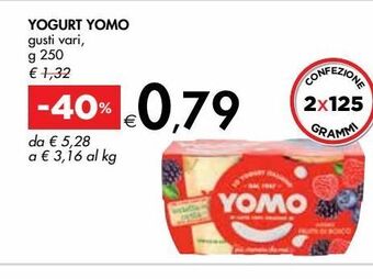 Bennet Yogurt yomo offerta