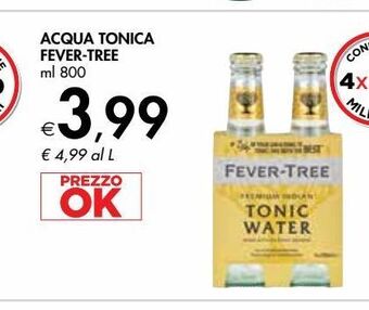 Bennet Acqua tonica fever tree offerta