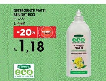 Bennet Detergente piatti bennet eco offerta