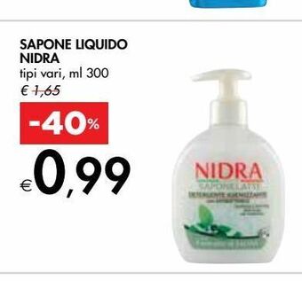 Bennet Sapone liquido nidra offerta