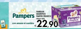 Pannolini pampers progressi
