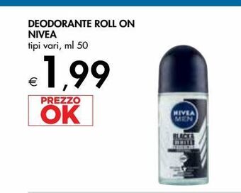 Bennet Deodorante roll on nivea offerta