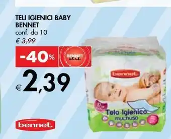 Bennet Telo igienici baby bennet offerta