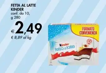 Bennet Fette al latte kinder offerta