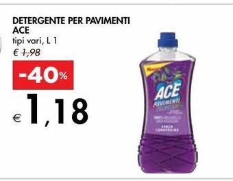 Bennet Detergente per pavimenti ace offerta